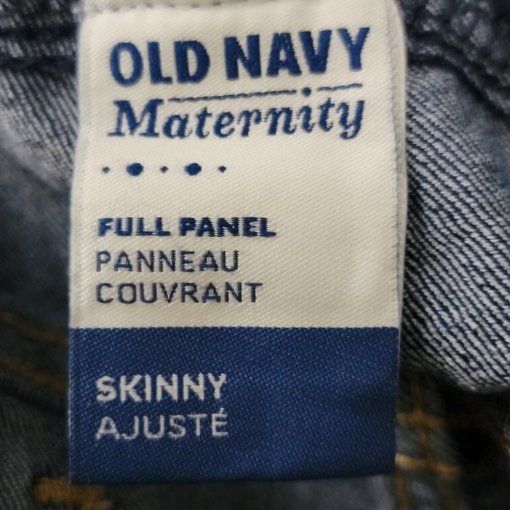 Old Navy full panel skinny maternity jeans size 8 - Picture 4 of 8